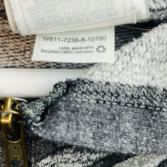 Adult XXL Disney Store Nightmare Before Christmas Hoodie Gray Jack Scary Teddy‎ - Picture 7 of 7